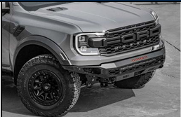 PARE-CHOCS AVANT THOR EN ACIER POUR FORD RANGER RAPTOR NEXT GEN 2022 (INCLUANT UNE BARRE LUMINEUSE LED DE 30")