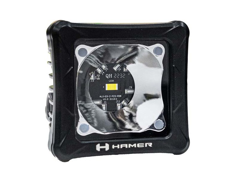 PROJECTEUR DE TRAVAIL RGB À LED HAMER
30W 2"