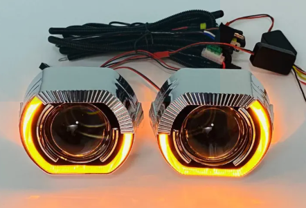 Angel eyes - projecteur 2,5 pouces BM sport style xenon 