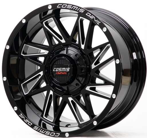 Jante SPIN-82 18X9.0 6X139.7 ET0 CB.106.1 GLOSSBLACK+MILLING(K)