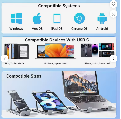 Support tablette/ordinateur portable/téléphone
