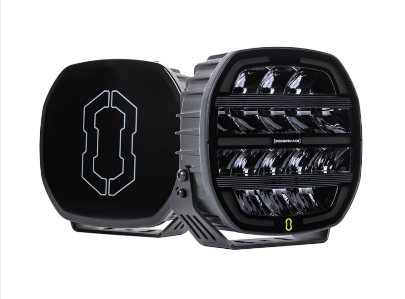 Scope NEO 9" Driving Light Bundle Twin Pack - Includes Loom & Covers