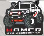 Porte-clés caoutchouc Hamer type 2 / Hilux Revo Rocco