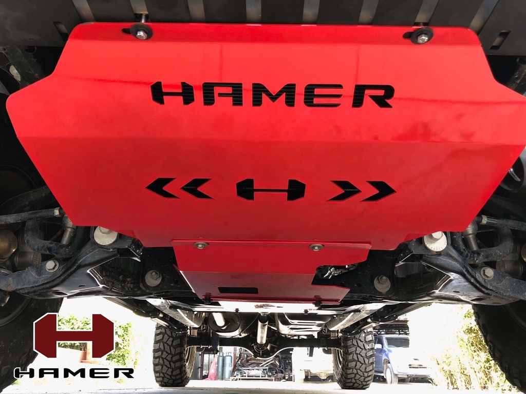 Plaque de protection Hamer 3 pièces pour Ford Everest 2015-2022 / Ford Ranger 2015-2022 / Mazda BT-50 2012-2020