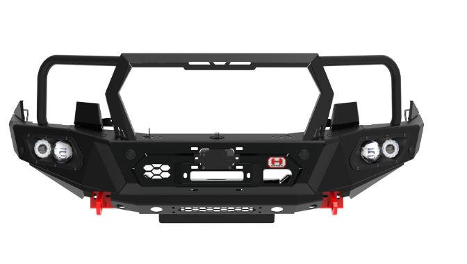 Pare-buffle Hamer King Series Plus Aluminium (Sans Ailes) pour Ford Ranger Next Gen 2022+ / Tremor 2024+