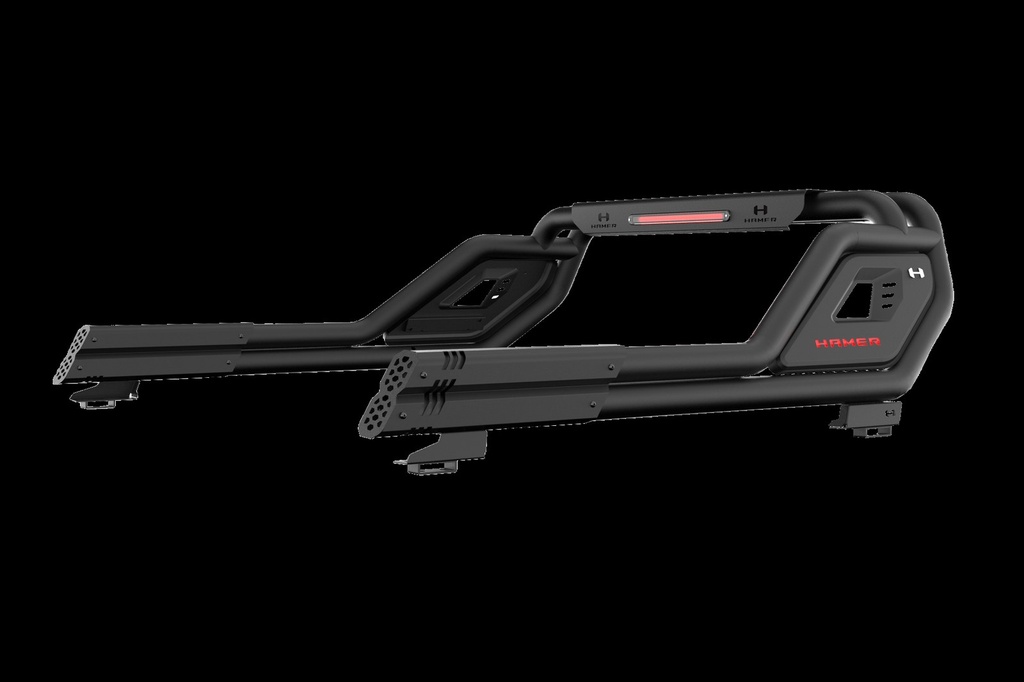 Barre de protection Hamer Extended Night Fury pour Mitsubishi Triton 2009-2023