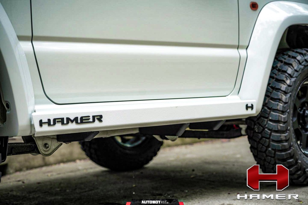 Marchepieds latéraux Hamer pour Suzuki Jimny JB74W (3 portes) 2018-Présent