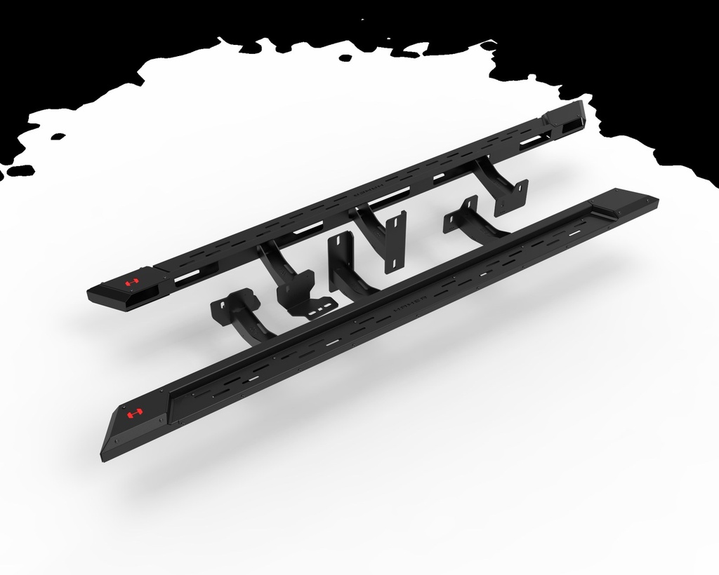 Marchepieds latéraux Hamer Conquest Rock Slider pour Toyota Land Cruiser Prado 250 Series 2024-Présent