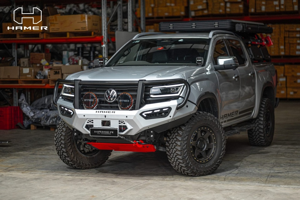 Pare-buffle Hamer Atlas Series Plus (avec points de récupération 3,5T) pour Volkswagen Amarok 2023-Présent