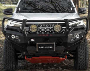 Pare-buffle Hamer King Series Plus (avec points de récupération 3,5T) pour Toyota Travo 2026 (4WD) 