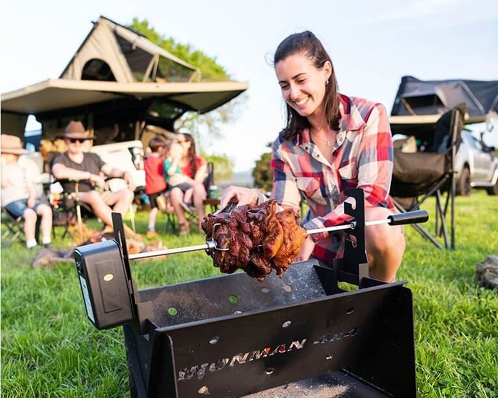 Kit de rôtisserie (pour BBQ portable)