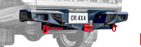 Rear bumper Matrix Navara D40 2008-2013