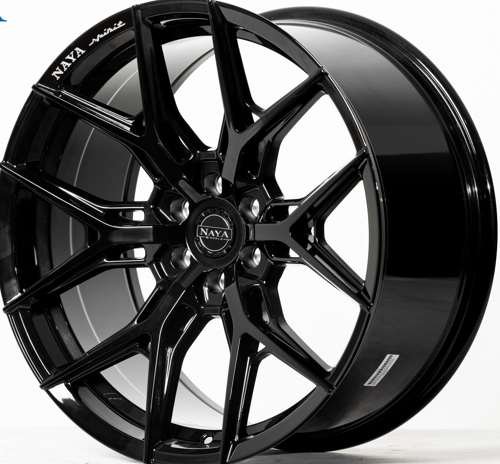 Jante ALPHA-6 (1673) 20X9.5 6X139.7 ET15 CB.106.1 GLOSS BLACK-XZ