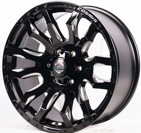 Jante DUB-12 (9059) 20X9.0 6X139.7 ET25 CB.106 R Noir + CNC