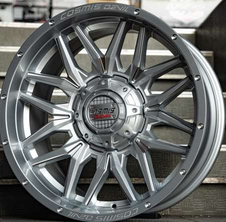 Jante DUB-8V 20X9.0 12X130/139.7 ET-12 CB.106.1 Argent/XZ(K)
