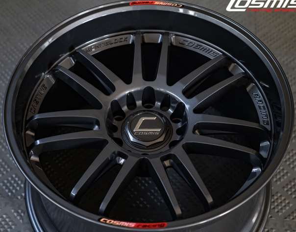 Jante RG-03 20X10.5 6X139.7 ET8 CB.106.1 Noir mat Rayons/Contour