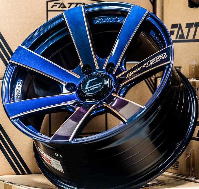 Jante FATTAH SPORT VIP 18X9.0 6X139.7 ET25 CB.106.1 POWERBLUE-W(ROSEGOLD)+XZ