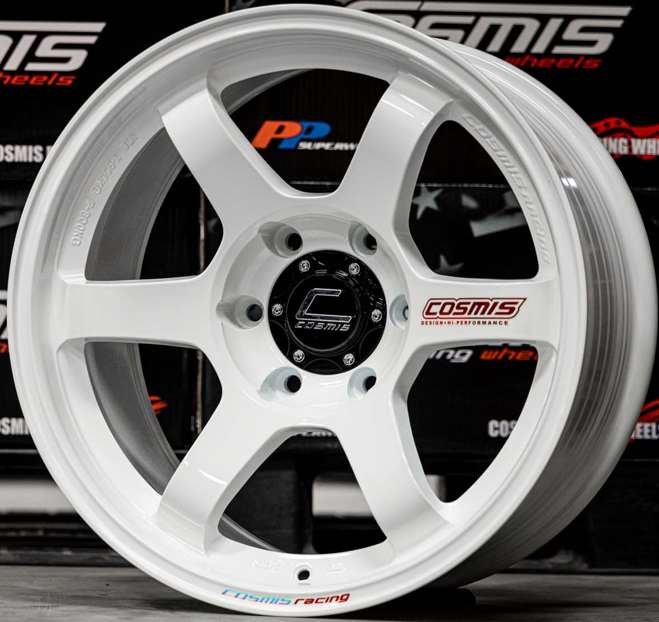 Jante RG-06S (YA9996) 18X9.0 6X139.7 ET0 CB.106 BLANC+PLAQUE ROUGE