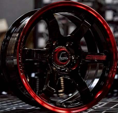 Jante RG-06SNE (YA086) 18X9.0 6X139.7 ET25 CB.106 B-LPR-RED + PLAQUE