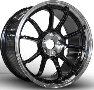 Jante RG-10R (F3044) 18X9.5 5X114.3 ET25 CB.73.1 NOIR-MACHINÉ BORD - CENTRE MACHINÉ