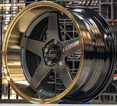 Jante RS3 (YA9949) 18X10.5 5X114.3 ET15 CB.73.1 (POWERSILVERBLACK)-LP(GOLD)-PLATE