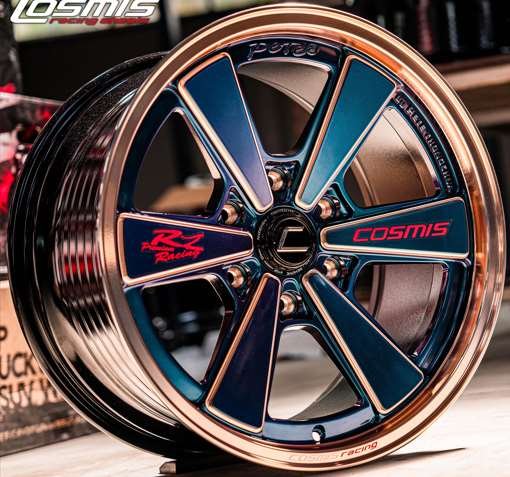 Jante RZ PREMIUM RACING (YA053) 18X9.5 6X139.7 ET25 CB.106 POWERBLUE-LP(ROSEGOLD)-W(ROSEGOLD)