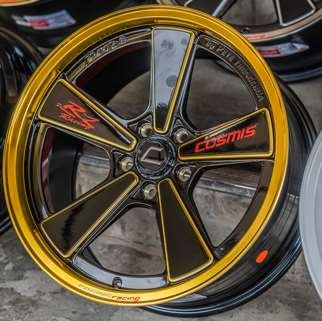 Jante RZ PREMIUM RACING (YA054) 18X9.0 5X114.3 ET20 CB.73.1 (R)B-LP(MIRRORGOLD)-W(MIRRORGOLD+PLATE)