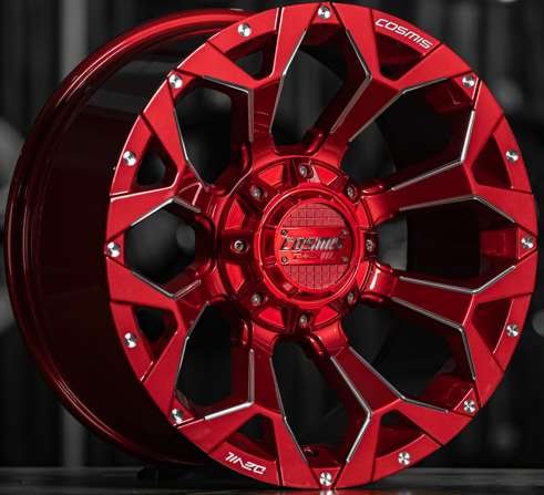 Jante STAR 18X9.0 6X139.7 ET0 CB.106.1 TOUT ROUGE+MILLING