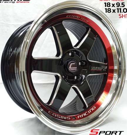 Jante TYPE-R (SPORTRACING) 18X11.0 5X114.3 ET0 CB.73.1 DI-B-LP(ROUGE)-W-XZ(R)SportRacing