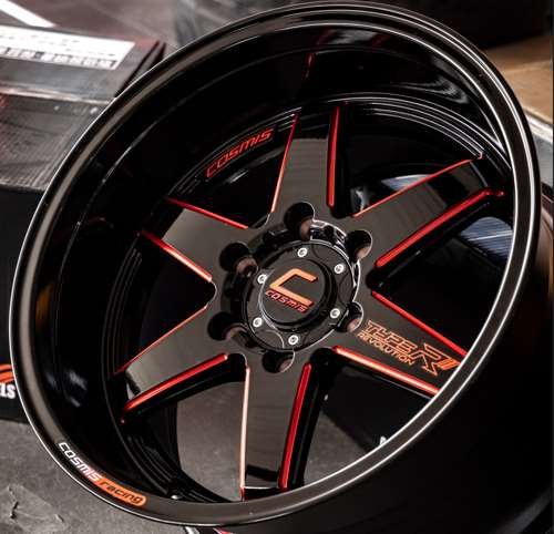Jante TYPE-R (YA9993) 18X10.5 6X139.7 ET30 CB.106 DI-B-LP(MirrorRed)-W(MirrorRed)-XZ