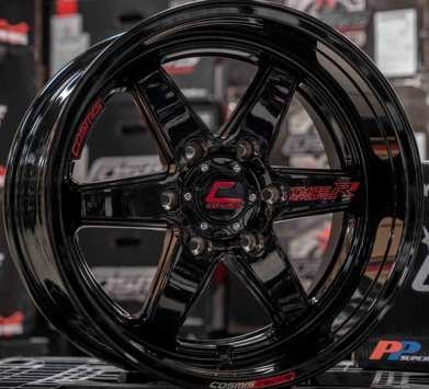 Jante TYPE-R (YA9993) 18X10.5 6X139.7 ET30 CB.106 BLK+PLATE