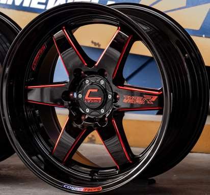 Jante TYPE-R (YA9993) 18X8.5 6X139.7 ET22 CB.106 (BLK-W-XZ)R