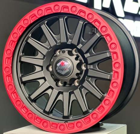 Jante DEVIL BL-15 (DA2868) 17X9.0 6X139.7 ET25 CB.106.1 BLK/M+DR/M