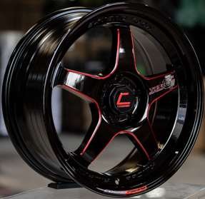Jante TYPE-GV.2 (YA9994) 17X7.5 5X113 ET35 CB.73.1 NOIR-WR-XZR