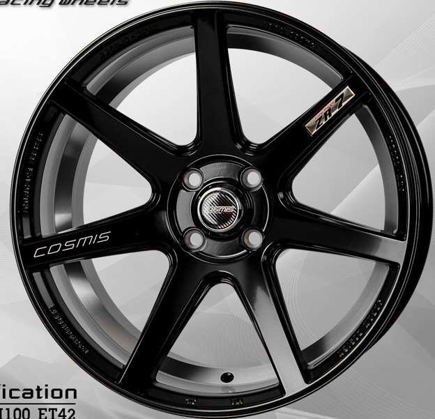 Jante ZR-7 (3908) 17X9.0 4X100 ET30 CB.73.1 ((N))BLK-XZ/M3