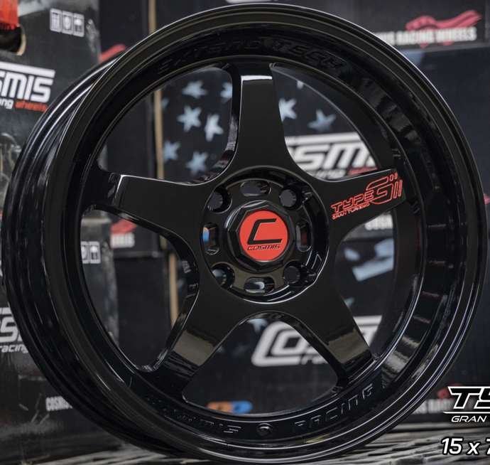 Jante TYPE-GV.2 (YA9994) 15X7.0 4X100 ET35 CB.67.1 NOIR PROFOND+(R)XZ