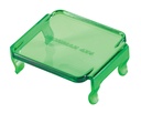 Couvercle d'éclairage - Lampe cube LED brillante (vert)