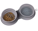 Gamelle double pliable pour chien
