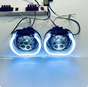 Angel eyes - objectif football 3pouces 130W - projecteur bi led RHD