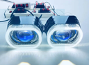 Angel Eyes projecteur bi led easy fit 5D de 3 pouces à lentille bleu