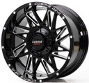 Jante SPIN-82 18X9.0 6X139.7 ET0 CB.106.1 GLOSSBLACK+MILLING(K)