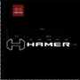 Sticker transfert UV Hamer 6.8x13.3cm / Noir