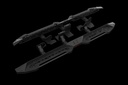 Marchepieds latéraux Hamer Shadow (Montage Châssis) pour Mitsubishi Triton 2018-2023