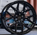 Jante ALPHA-6 (1673) 20X9.5 6X114.3 ET15 CB.66.1 GLOSS BLACK-XZ