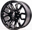 Jante DUB-12 (9059) 20X9.0 6X139.7 ET25 CB.106 R Noir + CNC