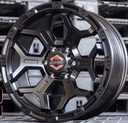 Jante DUB-V6S (DA2860) 20X9.0 6X139.7 ET25 CB.106 Noir/M5