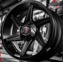 Jante SPIN-6 (S229) 20X9.0 10X150/139.7 ET10 CB.110 NOIR MATE-100