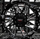 Jante SPIN-82 20X9.0 12X130/139.7 ET0 CB.106.1 NOIR BRILLANT+FRAISAGE(K)