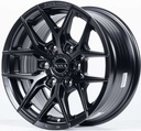 Jante ALPHA-6 (YA062) 16X8.0 6X139.7 ET25 CB.106 BLK/M5