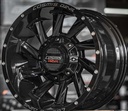 Jante TWIN 16X9.5 6X139.7 ET0 CB.106.1 DEEP-BLACK